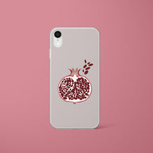 Load image into Gallery viewer, Grey iPhone Case Big Pomegranate Iphone case Yposters iPhone XR 
