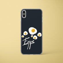Load image into Gallery viewer, Black iPhone Case Eggs Yposters iPhone XS Max 
