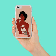 Load image into Gallery viewer, Black Girl iPhone case in gold Iphone case Yposters iPhone 7/8 
