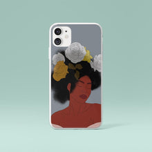 Load image into Gallery viewer, Grey iPhone Case Black Woman Art Iphone case Yposters iPhone 11 
