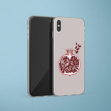 Load image into Gallery viewer, Grey iPhone Case Big Pomegranate Iphone case Yposters iPhone XS Max 
