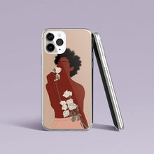 Load image into Gallery viewer, Black Girl iPhone case in gold Iphone case Yposters iPhone 11 Pro 
