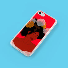 Load image into Gallery viewer, Red iPhone Case Black Woman Print Iphone case Yposters iPhone 7/8 
