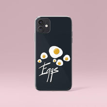 Load image into Gallery viewer, Black iPhone Case Eggs Yposters iPhone 11 

