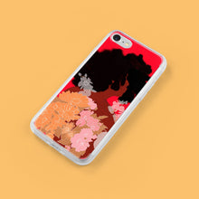 Load image into Gallery viewer, Red Flower Iphone Case &amp; Black Woman Art Iphone case Yposters iPhone 7/8 
