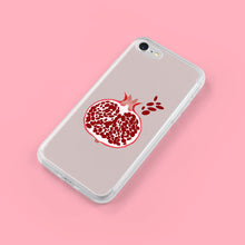 Load image into Gallery viewer, Grey iPhone Case Big Pomegranate Iphone case Yposters iPhone SE 
