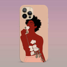 Load image into Gallery viewer, Black Girl iPhone case in gold Iphone case Yposters iPhone 12 Pro Max 
