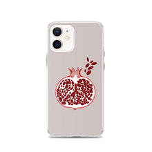 Load image into Gallery viewer, Grey iPhone Case Big Pomegranate Iphone case Yposters iPhone 12 
