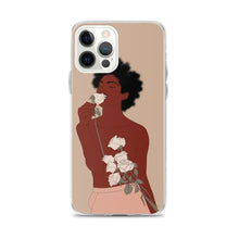 Load image into Gallery viewer, Black Girl iPhone case in gold Iphone case Yposters iPhone 12 Pro Max 
