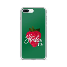 Load image into Gallery viewer, Green iPhone Case Strawberry print Iphone case Yposters iPhone 7 Plus/8 Plus 
