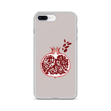 Load image into Gallery viewer, Grey iPhone Case Big Pomegranate Iphone case Yposters iPhone 7 Plus/8 Plus 
