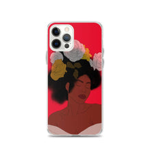 Load image into Gallery viewer, Red iPhone Case Black Woman Print Iphone case Yposters iPhone 12 Pro 
