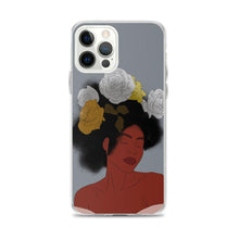 Load image into Gallery viewer, Grey iPhone Case Black Woman Art Iphone case Yposters iPhone 12 Pro Max 
