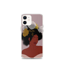 Load image into Gallery viewer, Pink Black Woman Art iPhone Case Iphone case Yposters iPhone 12 mini 
