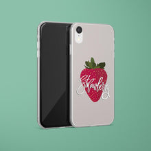 Load image into Gallery viewer, Strawberry Grey iPhone Case Iphone case Yposters iPhone XR 
