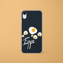 Load image into Gallery viewer, Black iPhone Case Eggs Yposters iPhone XR 
