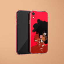 Load image into Gallery viewer, Red iPhone case Afro Woman Iphone case Yposters iPhone XR 
