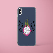 Load image into Gallery viewer, Navy Blue iPhone Case Dragon Fruit Iphone Case Yposters iPhone XS Max 
