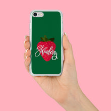 Load image into Gallery viewer, Green iPhone Case Strawberry print Iphone case Yposters iPhone 7/8 
