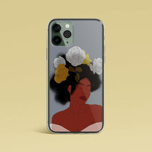Load image into Gallery viewer, Grey iPhone Case Black Woman Art Iphone case Yposters iPhone 11 Pro Max 
