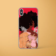 Carica l&#39;immagine nel visualizzatore di Gallery, Red Flower Iphone Case &amp; Black Woman Art Iphone case Yposters iPhone XS Max 

