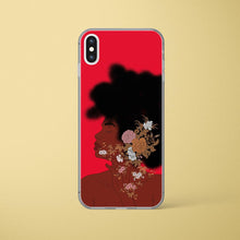 Load image into Gallery viewer, Red iPhone case Afro Woman Iphone case Yposters iPhone XS Max 
