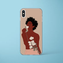 Load image into Gallery viewer, Black Girl iPhone case in gold Iphone case Yposters iPhone XS Max 
