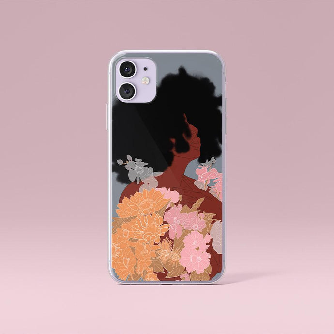 Afro Woman Art iPhone Case Iphone case Yposters iPhone 11 