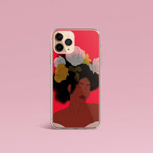 Carica l&#39;immagine nel visualizzatore di Gallery, Red iPhone Case Black Woman Print Iphone case Yposters iPhone 11 Pro 
