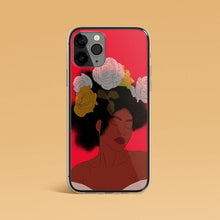 Carica l&#39;immagine nel visualizzatore di Gallery, Red iPhone Case Black Woman Print Iphone case Yposters iPhone 11 Pro Max 
