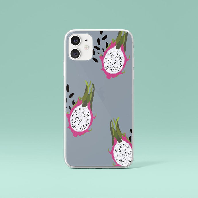 Grey Dragon Fruit iPhone Case Iphone case Yposters iPhone 11 