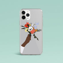 Load image into Gallery viewer, Flower iPhone Case in Grey Iphone case Yposters iPhone 11 Pro Max 
