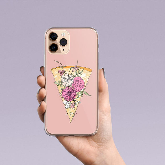 Pizza lover Pink iPhone Case Iphone case Yposters iPhone 11 Pro 