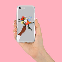 Load image into Gallery viewer, Flower iPhone Case in Grey Iphone case Yposters iPhone 7/8 
