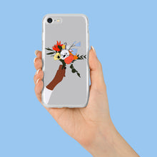 Load image into Gallery viewer, Flower iPhone Case in Grey Iphone case Yposters iPhone SE 
