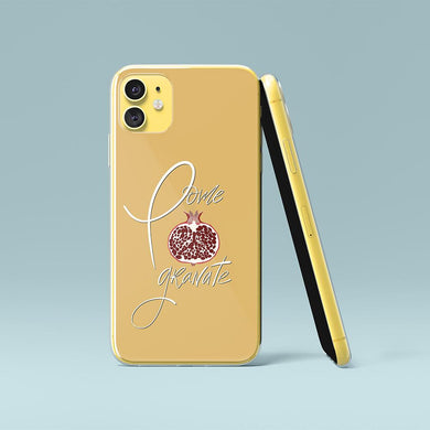Yellow iPhone Case Pomegranate Iphone case Yposters iPhone 11 