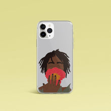 Load image into Gallery viewer, iPhone Case in Grey Black Woman &amp; Rose Iphone case Yposters iPhone 11 Pro 
