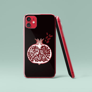 Dark iPhone Case Pomegranate Iphone case Yposters iPhone 11 