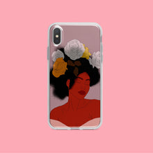 Load image into Gallery viewer, Pink Black Woman Art iPhone Case Iphone case Yposters iPhone X/XS 
