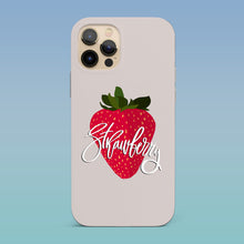 Load image into Gallery viewer, Strawberry Grey iPhone Case Iphone case Yposters iPhone 12 Pro Max 
