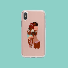 Load image into Gallery viewer, iPhone Case Black Woman Portrait Iphone case Yposters iPhone X/XS 
