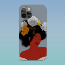 Load image into Gallery viewer, Grey iPhone Case Black Woman Art Iphone case Yposters iPhone 12 Pro Max 
