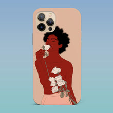 Load image into Gallery viewer, Black Girl iPhone case in gold Iphone case Yposters iPhone 12 Pro 
