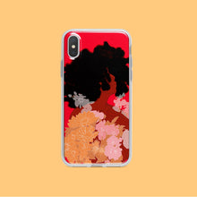 Carica l&#39;immagine nel visualizzatore di Gallery, Red Flower Iphone Case &amp; Black Woman Art Iphone case Yposters iPhone X/XS 
