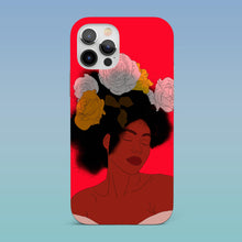 Load image into Gallery viewer, Red iPhone Case Black Woman Print Iphone case Yposters iPhone 12 Pro Max 
