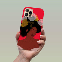 Load image into Gallery viewer, Red iPhone Case Black Woman Print Iphone case Yposters iPhone 12 Pro 

