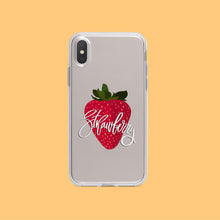 Load image into Gallery viewer, Strawberry Grey iPhone Case Iphone case Yposters iPhone X/XS 
