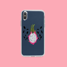 Load image into Gallery viewer, Navy Blue iPhone Case Dragon Fruit Iphone Case Yposters iPhone X/XS 
