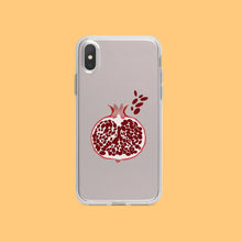 Load image into Gallery viewer, Grey iPhone Case Big Pomegranate Iphone case Yposters iPhone X/XS 
