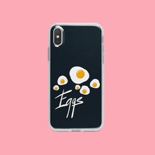 Load image into Gallery viewer, Black iPhone Case Eggs Yposters iPhone X/XS 
